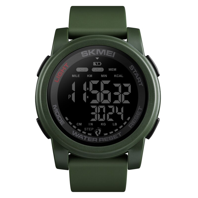 Чоловічий годинник Skmei 1469AGBK Military-Black
