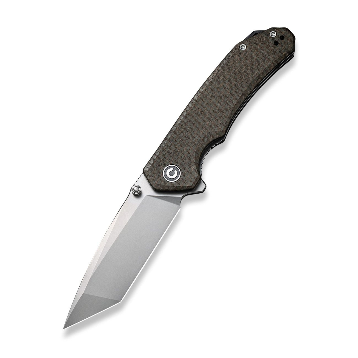 Ніж складаний туристичний Civivi Brazen, (8.8 см) D2 / Micarta зелений