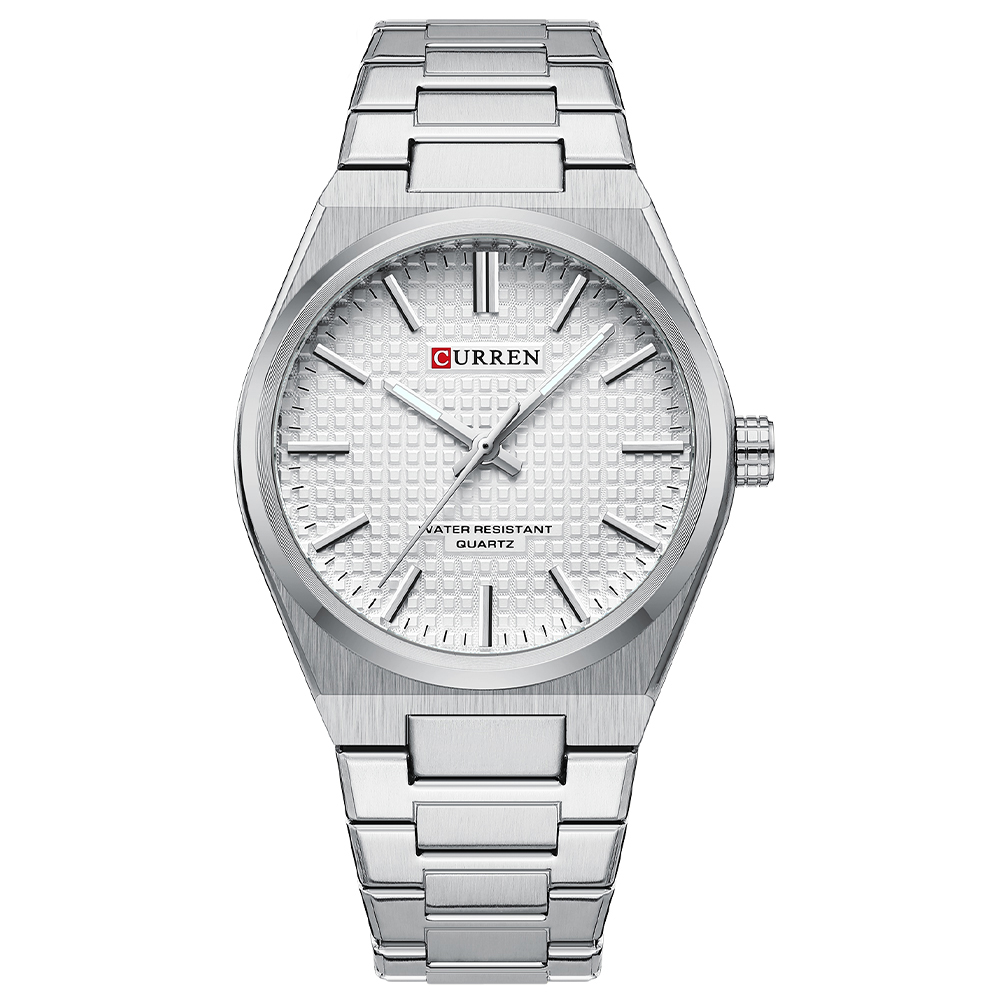 Чоловічий годинник Curren 8439 Silver-White