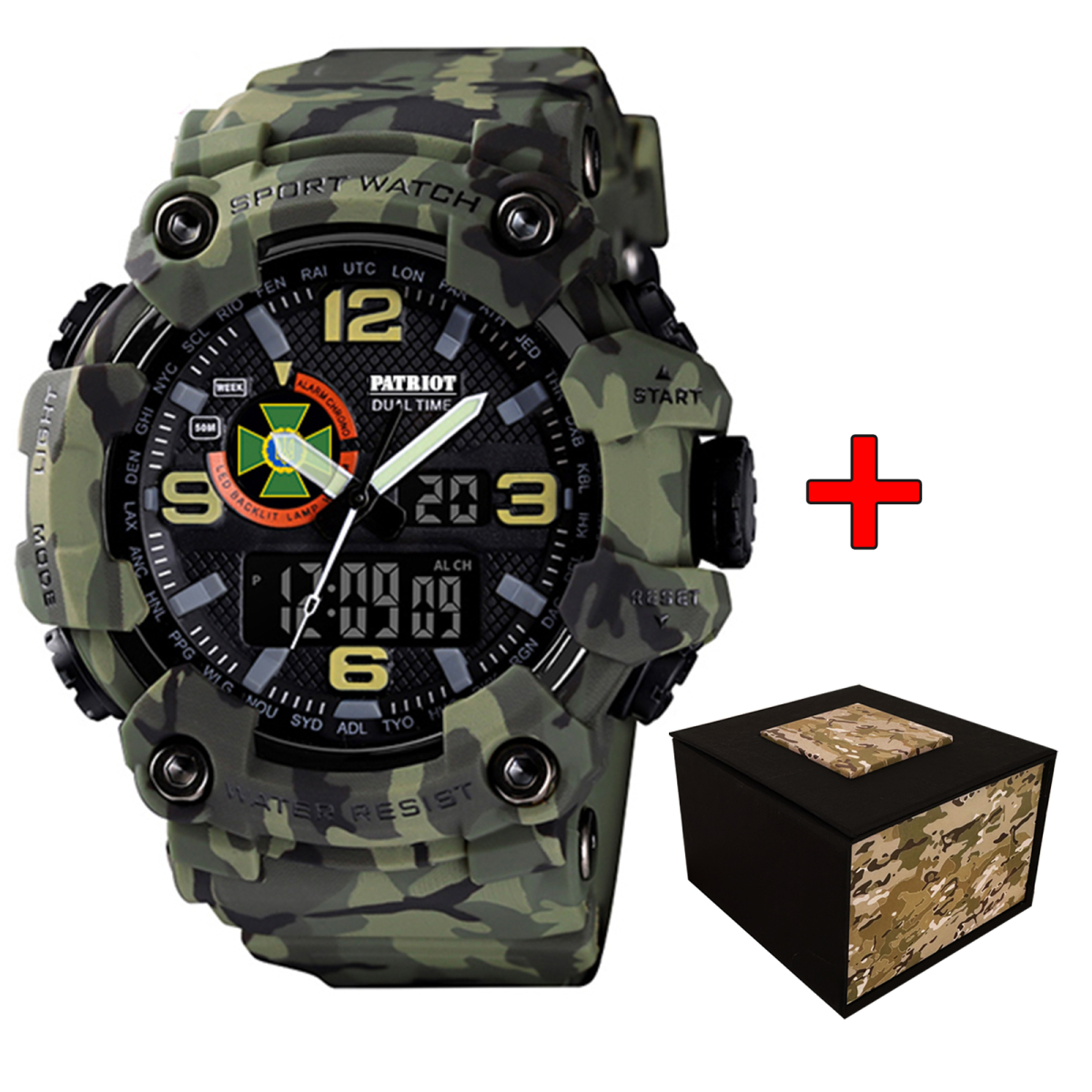 Patriot 002CMGRDPS ДПС Зелений камуфляж + Коробка.