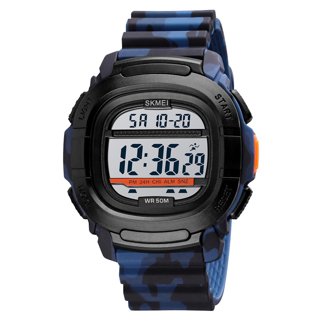 Чоловічий годинник Skmei 1657CMBU Camouflage-Blue