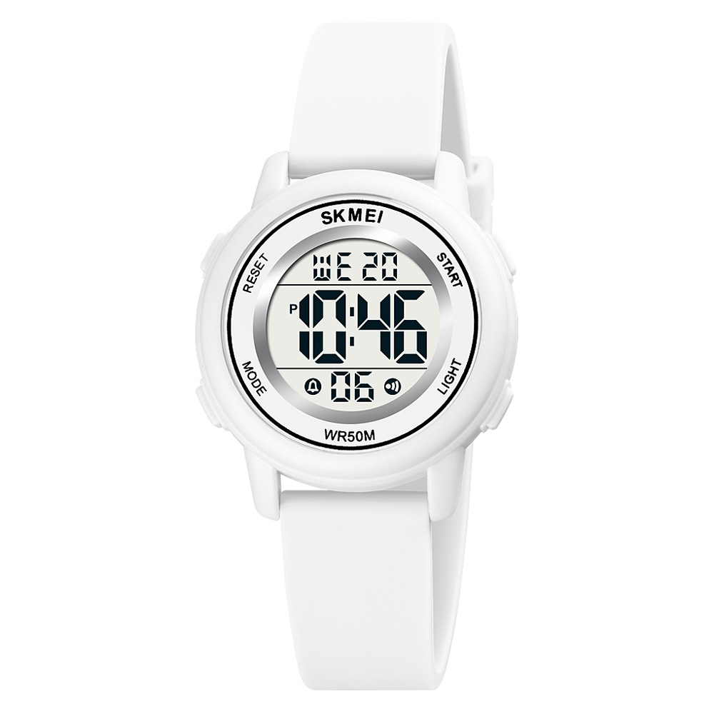 Дитячий годинник Skmei 1721WT White