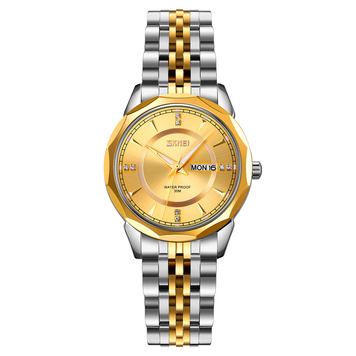 Skmei 9264TGDGD Silver/Gold-Gold