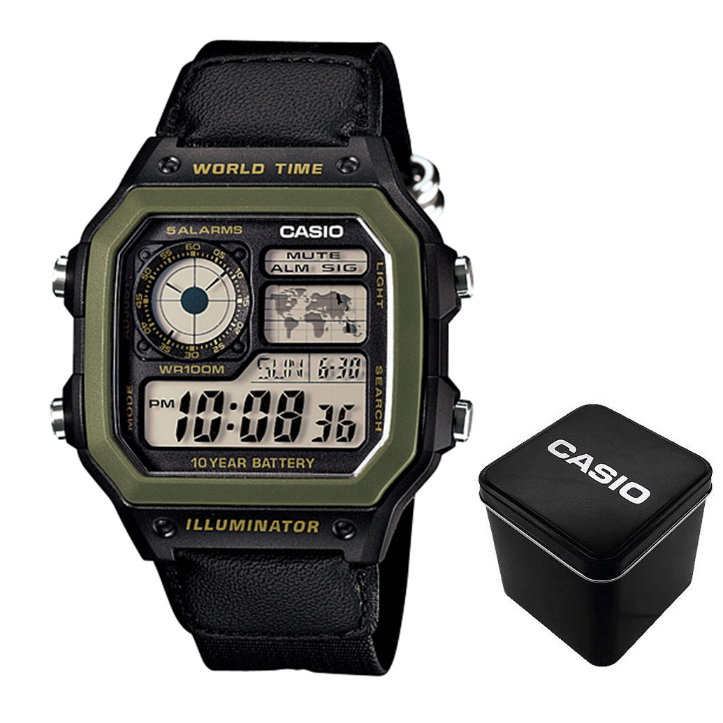 Чоловічий годинник Casio AE-1200WHB-1B