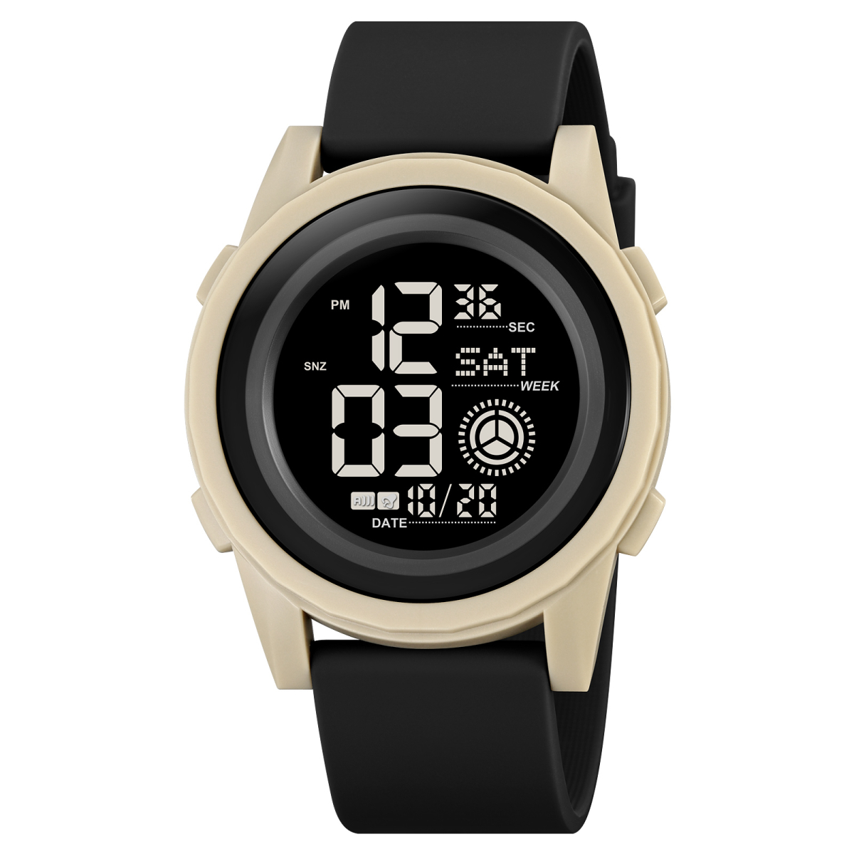 Чоловічий годинник Skmei 2082KHBK Khaki-Black