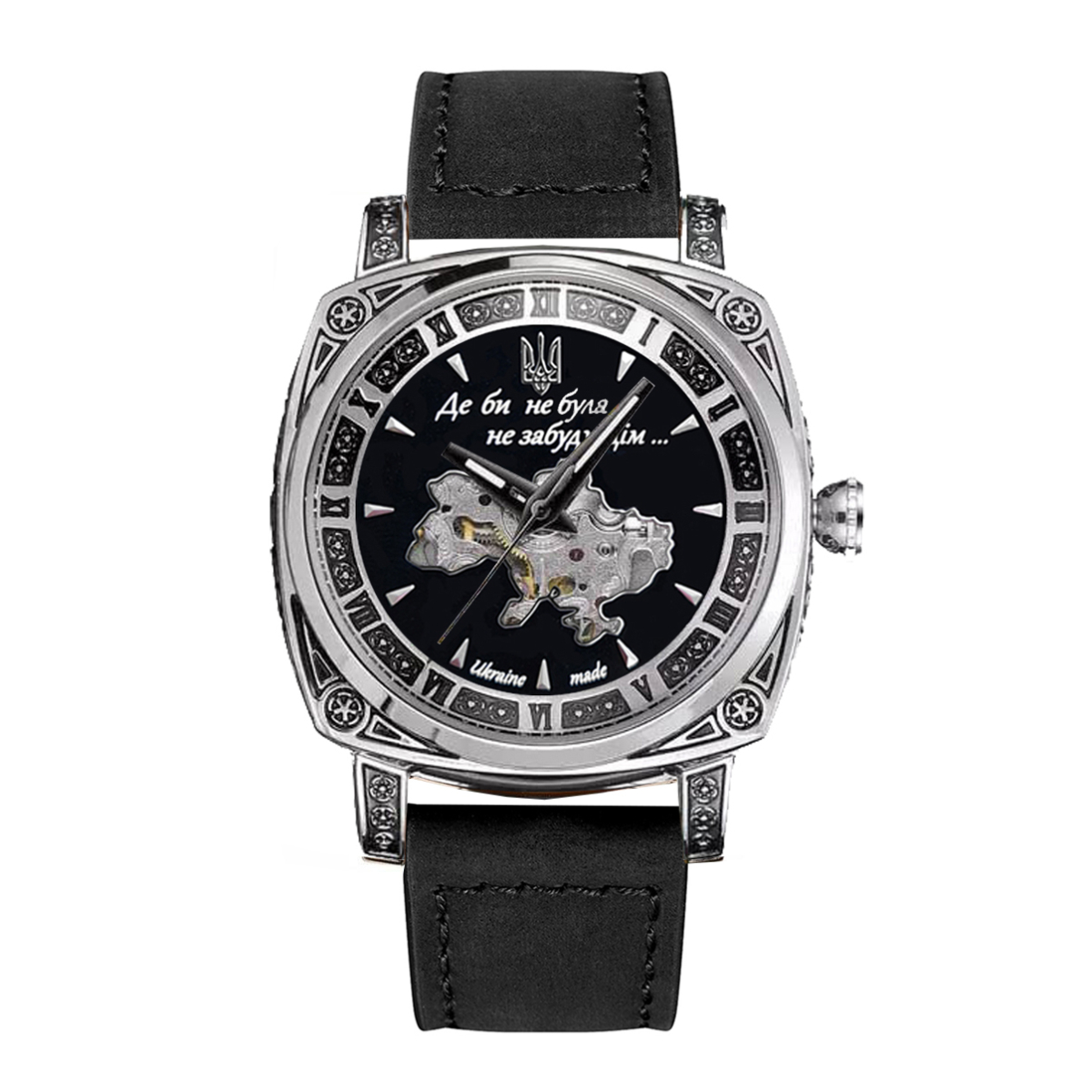 Жіночий годинник Awarder 021 Де би не була Silver-Black-Black