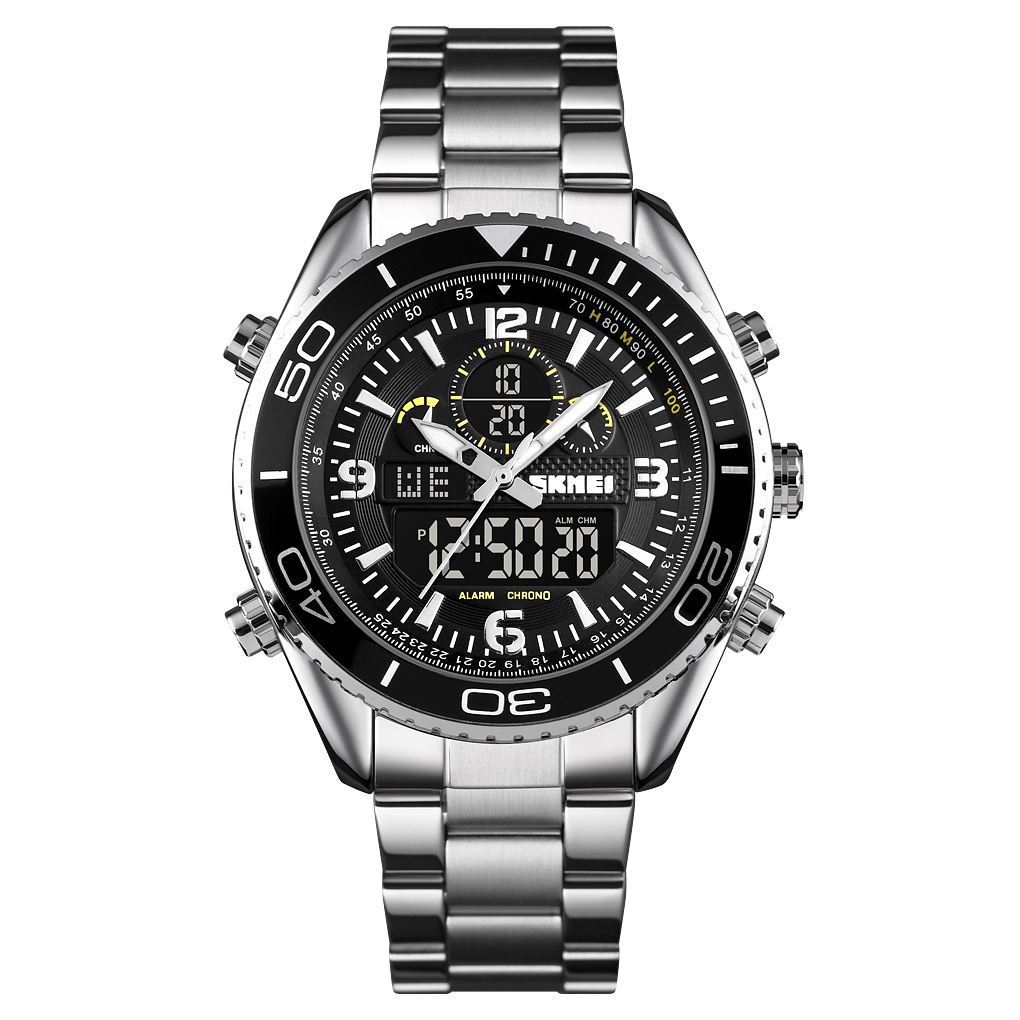 Skmei 1600SIBK Silver-Black