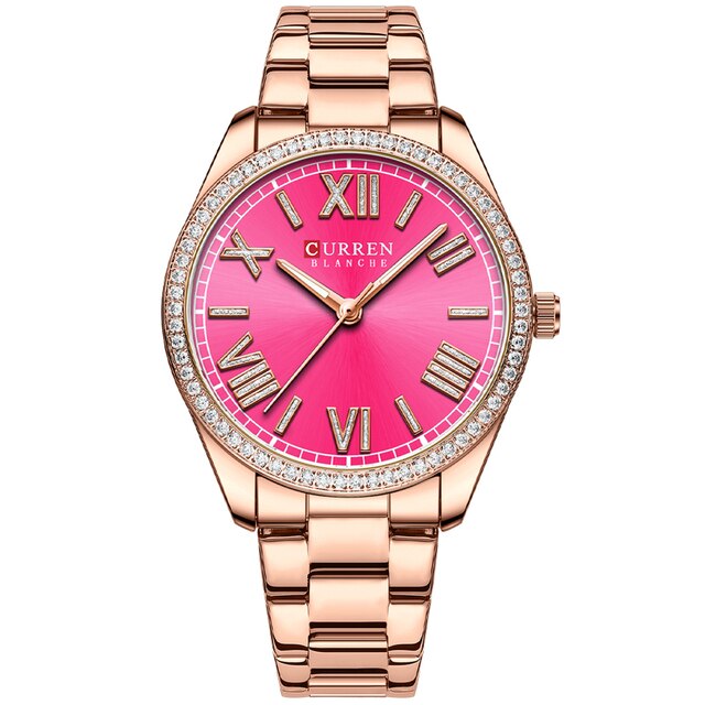 Жіночі годинники Curren 9088 Rose Gold-Pink