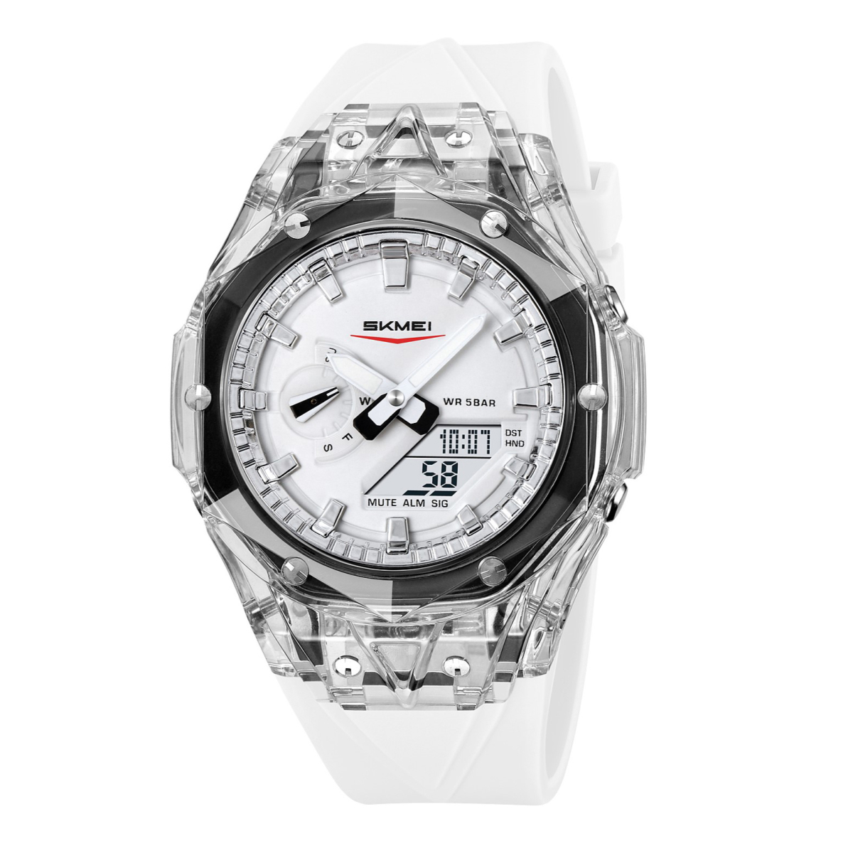 Спортивний годинник Skmei 2411WT White