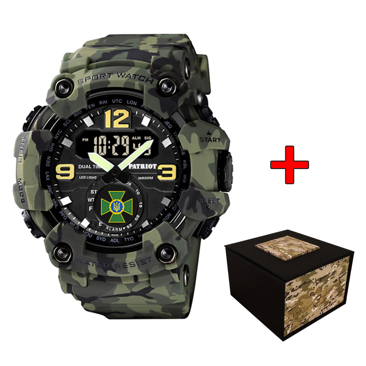 Patriot 004CMGRDPS ДПС Зелений камуфляж + Коробка.