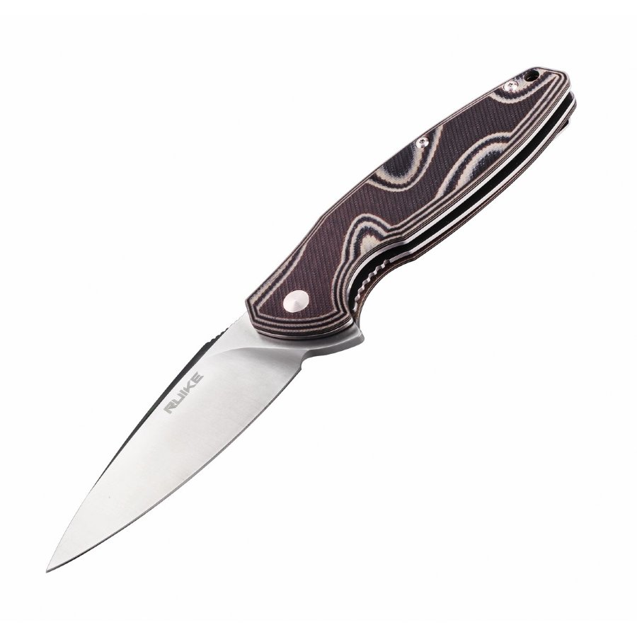 Ніж складаний туристичний Ruike Fang P105-K, (9.2 см) 14C28N / G10 сірий