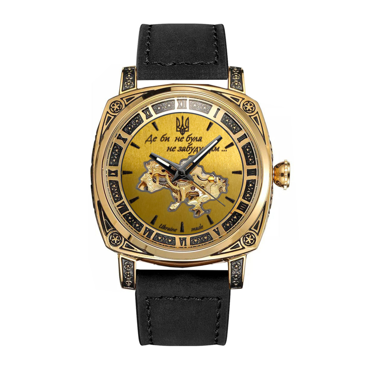 Жіночий годинник Awarder 021 Де би не була Gold-Gold-Black