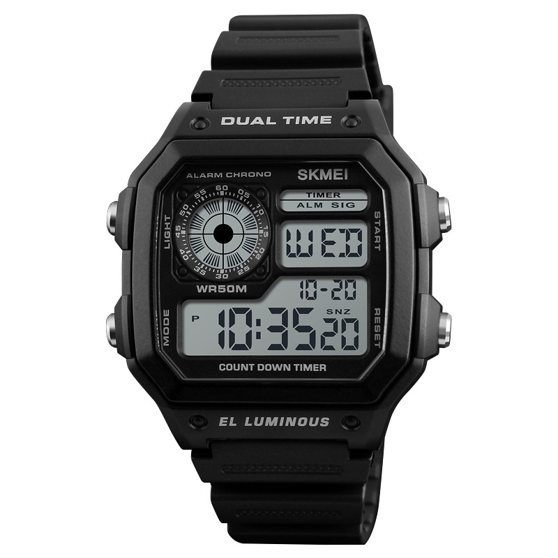 Чоловічий годинник Skmei 1299BK Black.