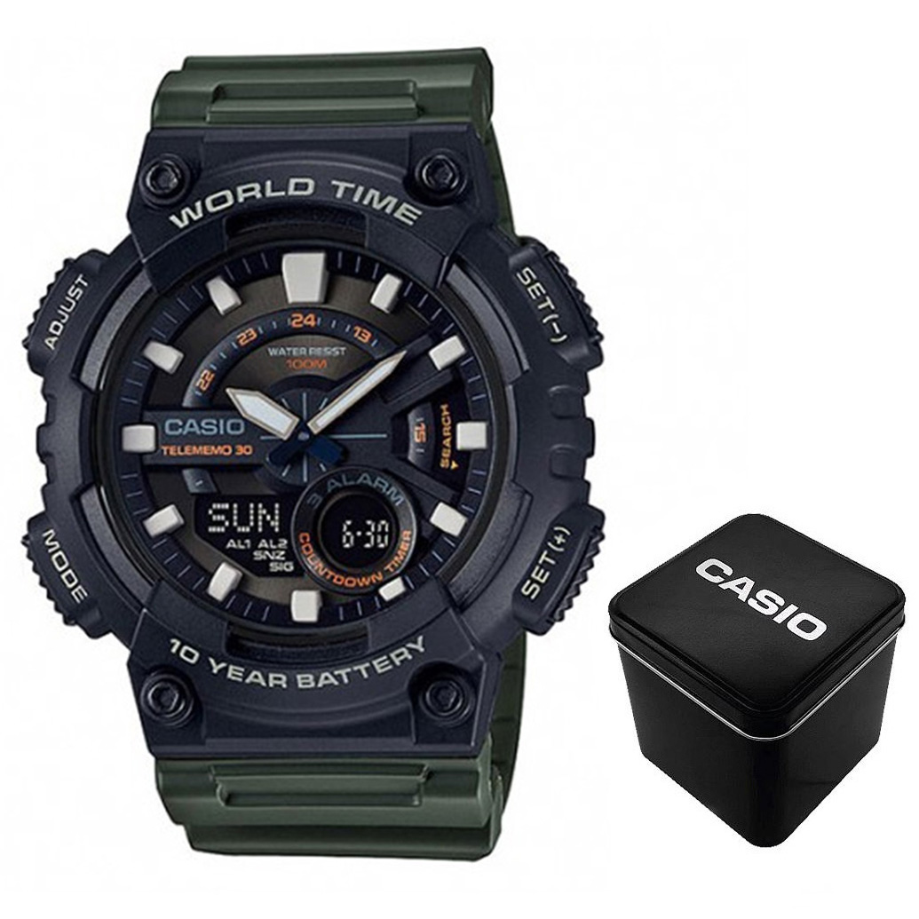 Чоловічий годинник Casio AEQ-110W-3A