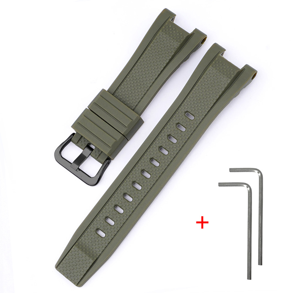 Ремінець для Casio G-Shock GST-W300 Army Green BK