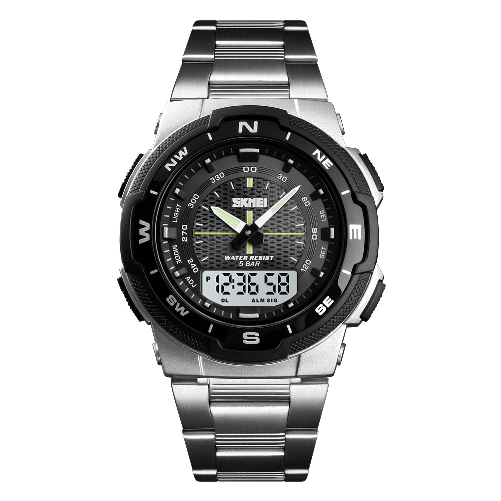 Чоловічий годинник Skmei 1370SI Silver