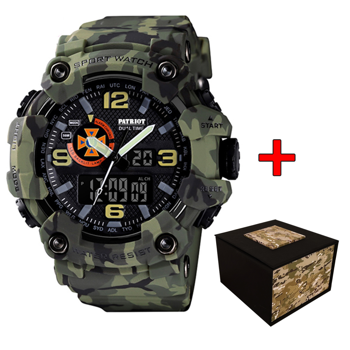 Patriot 002CMGRDSNS ДСНС Зелений камуфляж + Коробка