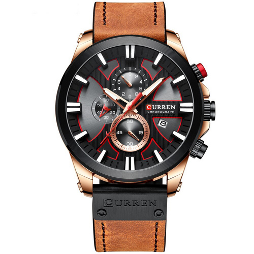 Curren 8346 Brown-Cuprum-Black