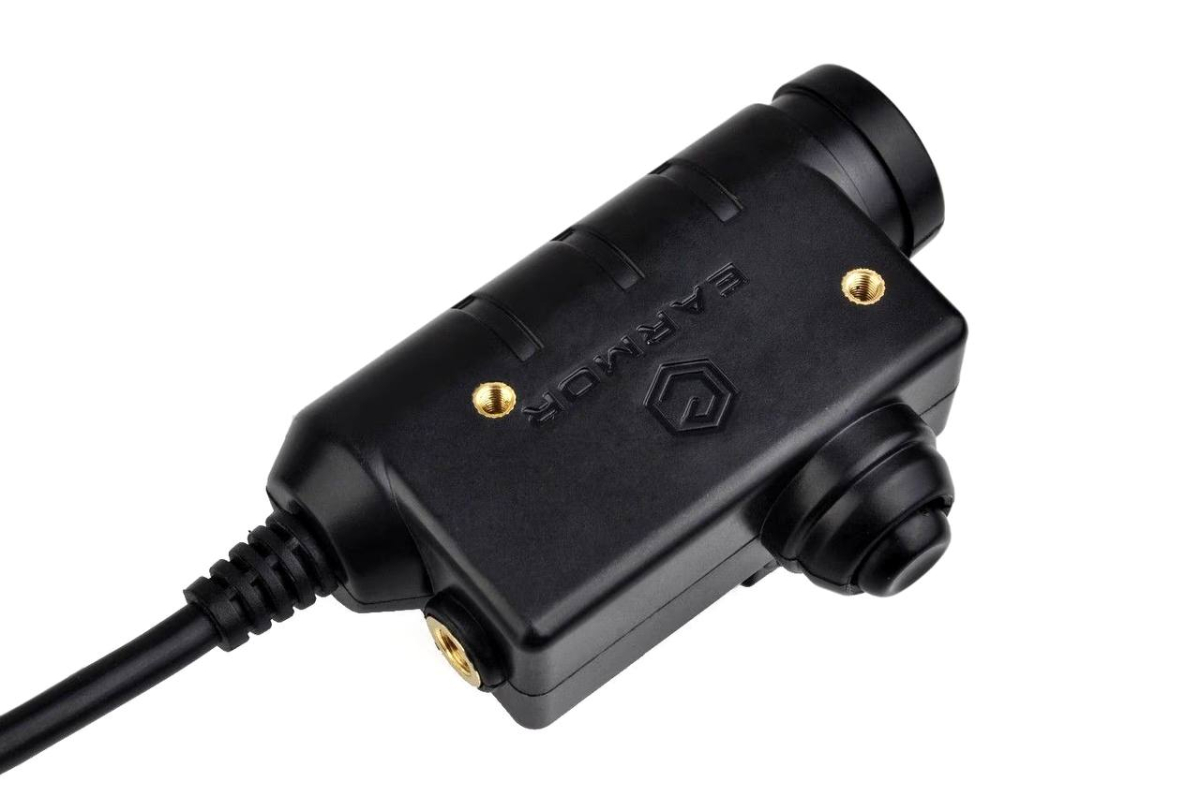 Кнопка PTT EARMOR M51 KEN для радіостанцій BAOFENG (Kenwood) - Зображення 2