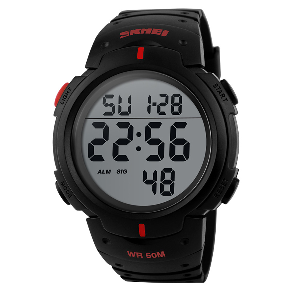 Чоловічий годинник Skmei 1068RD Black-Red