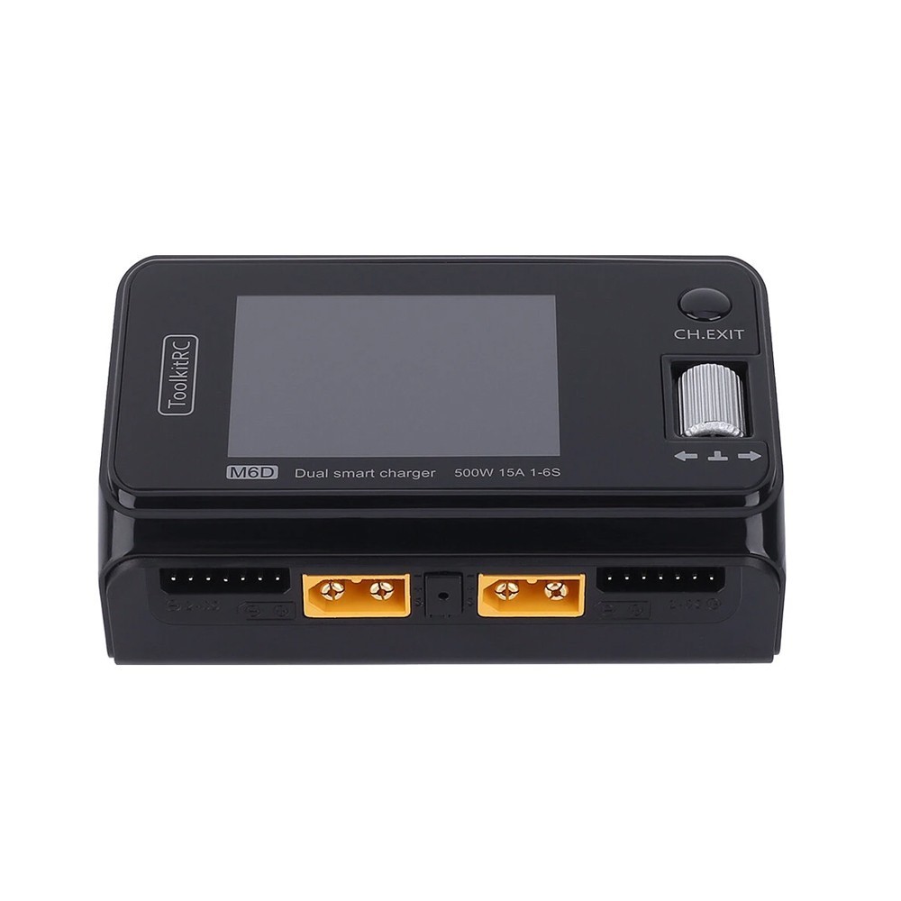 Зарядний пристрій ToolkitRC M6D 500W 15А для акумуляторів 1-6S - Зображення 2