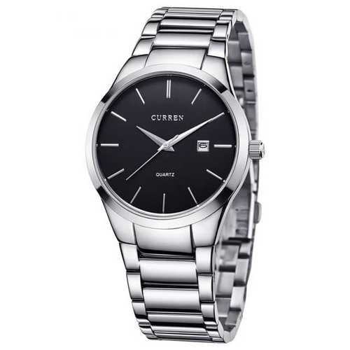 Наручний годинник Curren 8106 Silver-Black