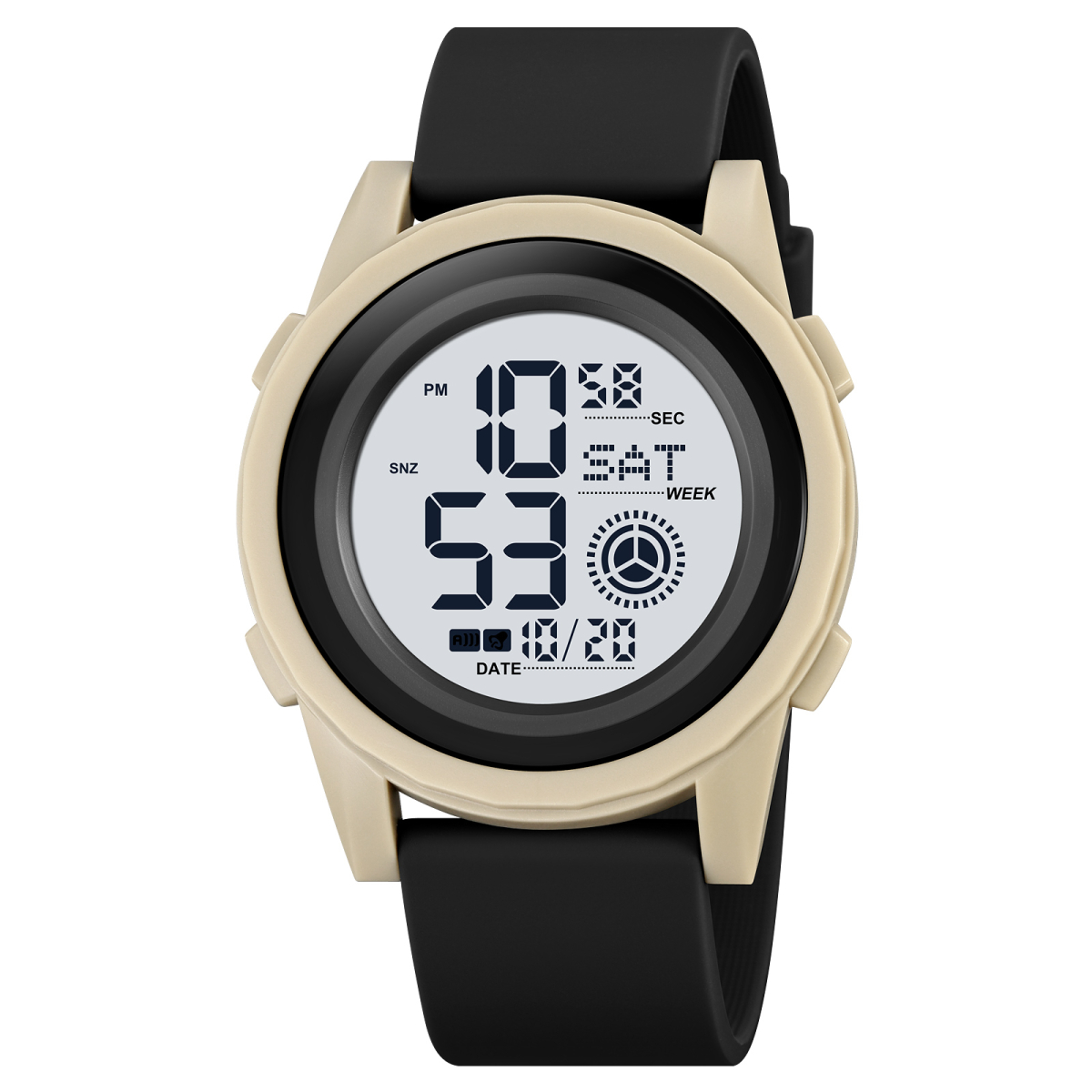 Чоловічий годинник Skmei 2082KHWT Khaki-White