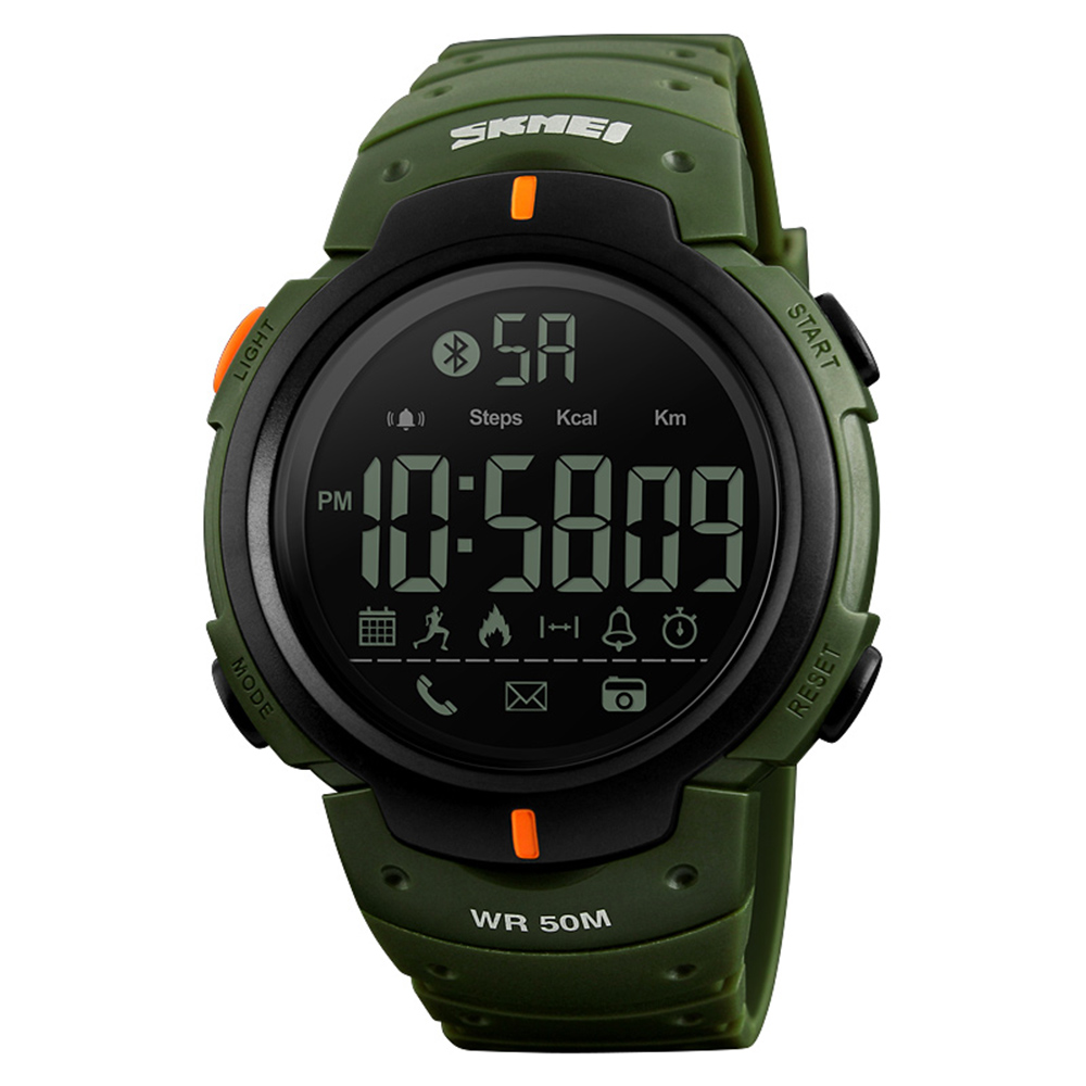 Чоловічий годинник Skmei 1301AG army green Smart Watch