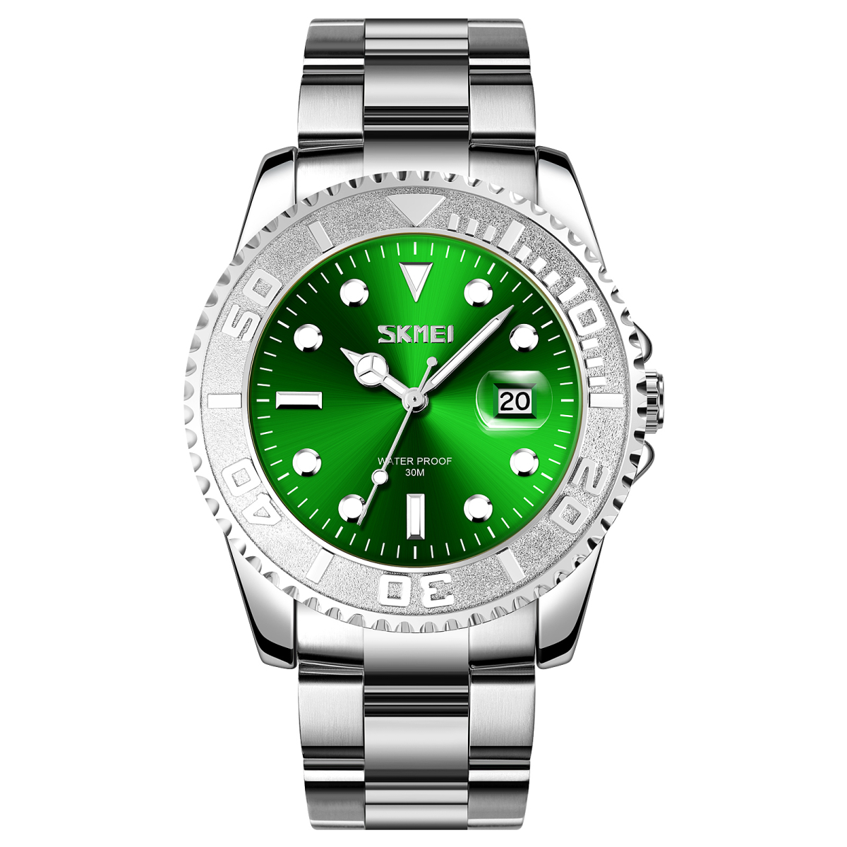 Чоловічий годинник Skmei 9295SIGN Silver-Green