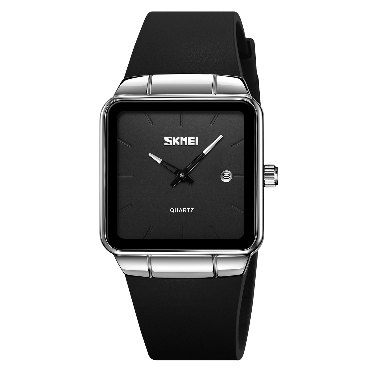 Классические женские часы Skmei 2173SIBK Silver-Black