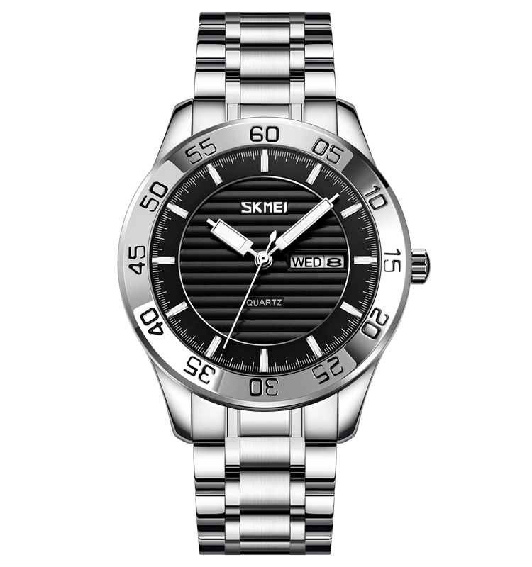 Чоловічий годинник Skmei 9293SIBK Silver-Black