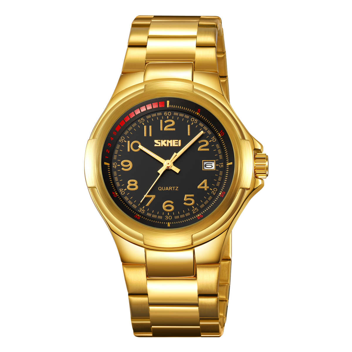 Класичний чоловічий годинник Skmei 9320GDBK Gold-Black