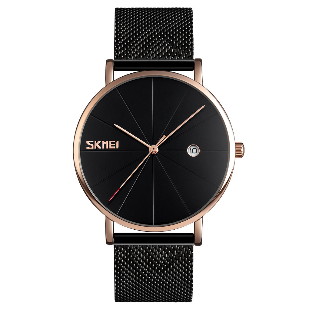 Чоловічий годинник Skmei 9183RGBK Black-Rose Gold