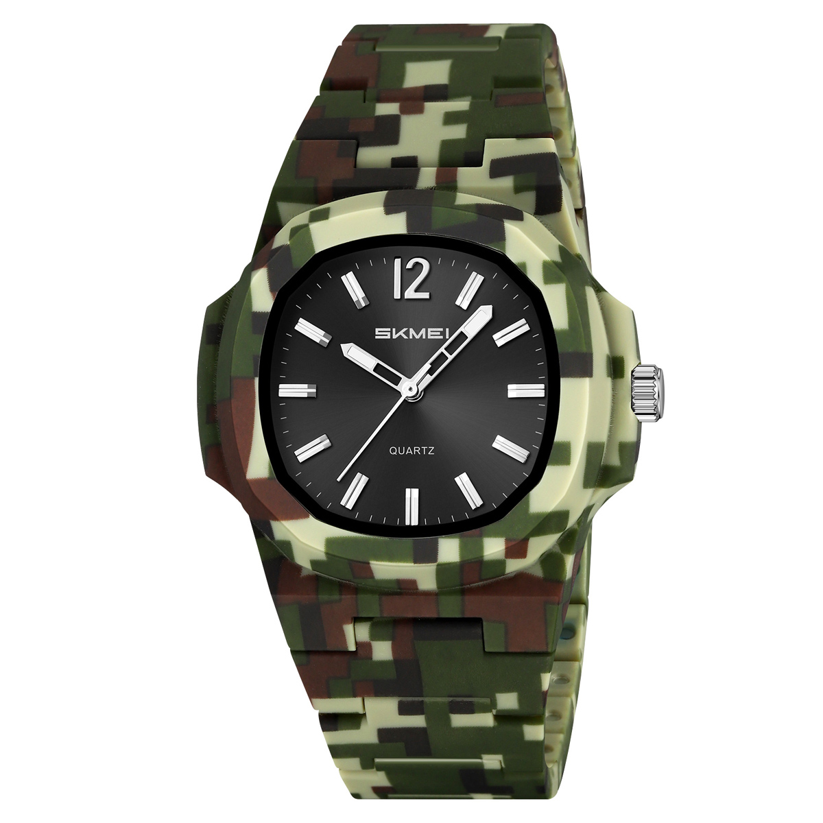 Класичний чоловічий годинник Skmei 2382CMGN Camo Green