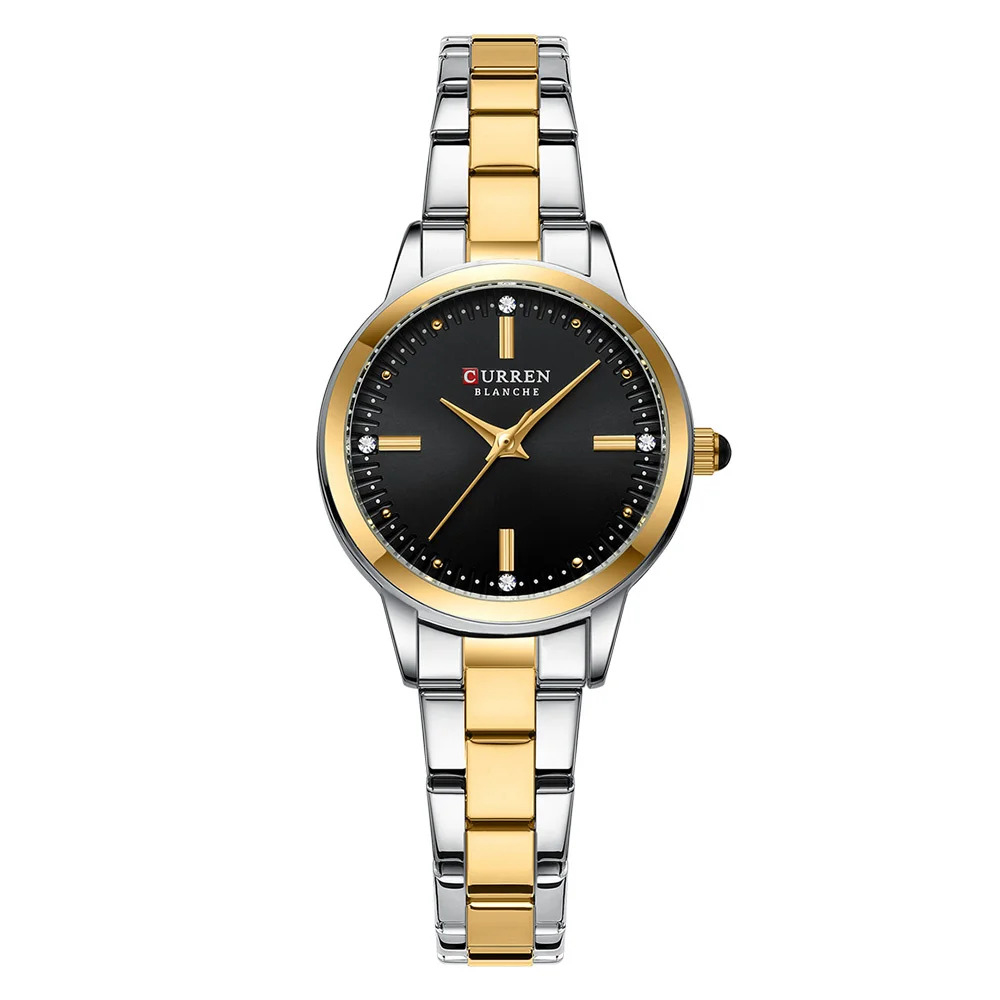 Жіночий годинник Curren 9094 Silver-Gold-Black