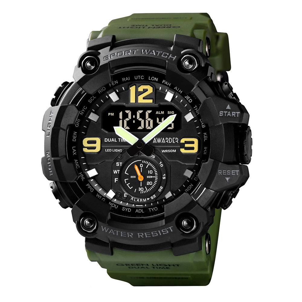 Чоловічий годинник Awarder 004 Army Green