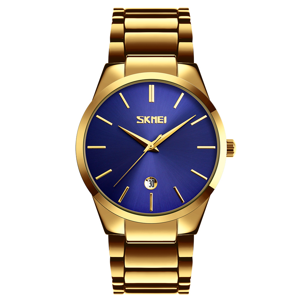 Чоловічий годинник Skmei 9140GDBU Gold-Blue