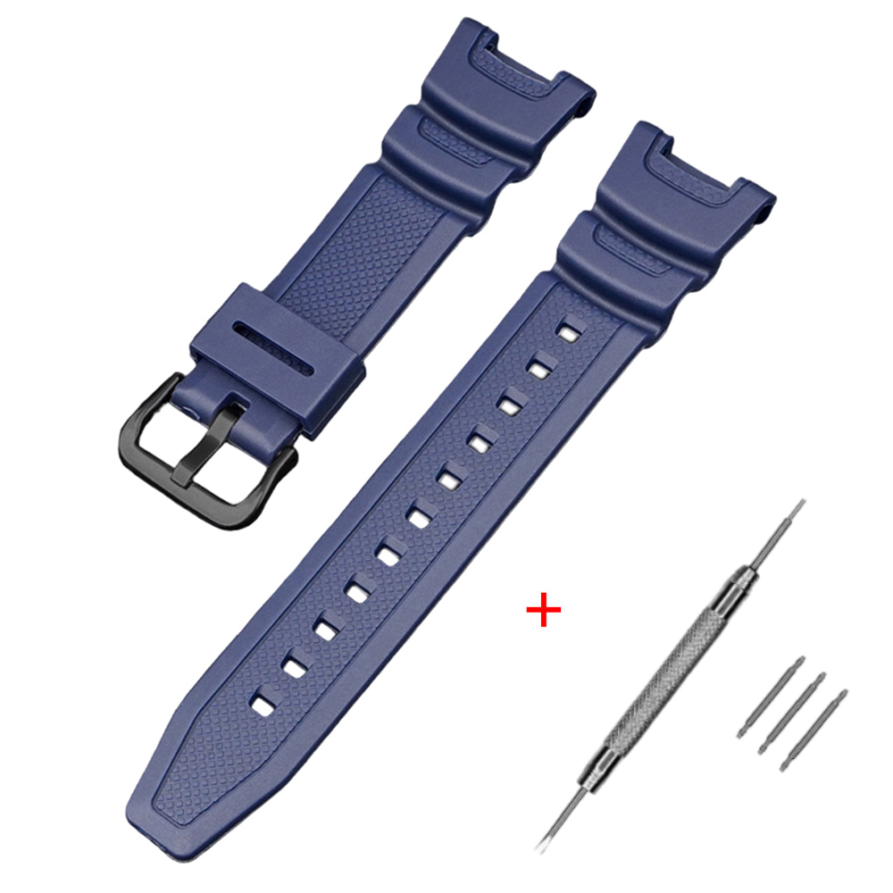 Ремінець для Casio SGW-100 Dark Blue BK
