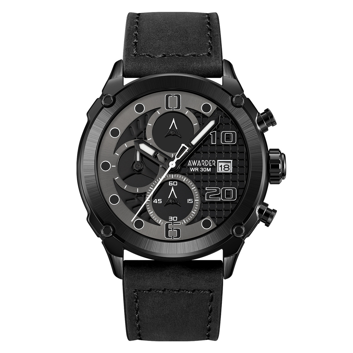 Чоловічий годинник Awarder 016 Black