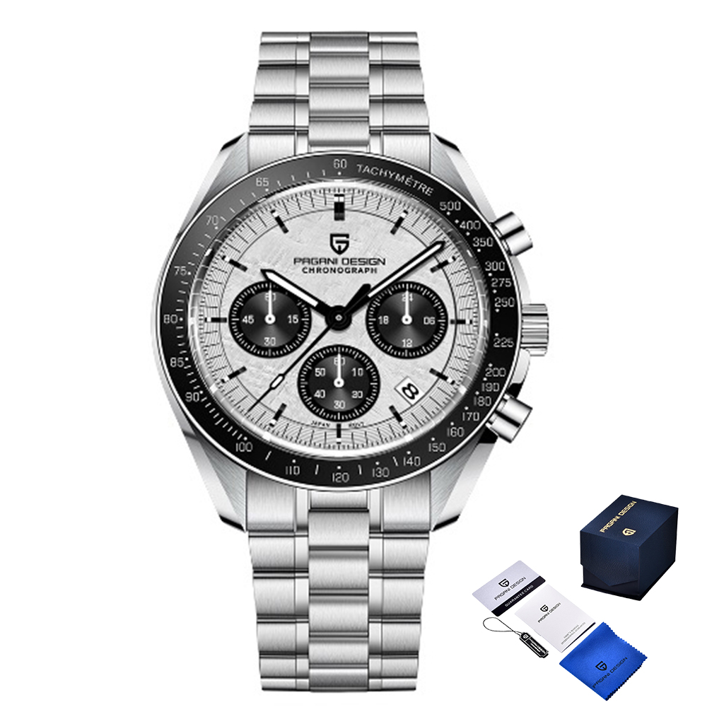 Чоловічий годинник Pagani Design PD-1735 Silver-White