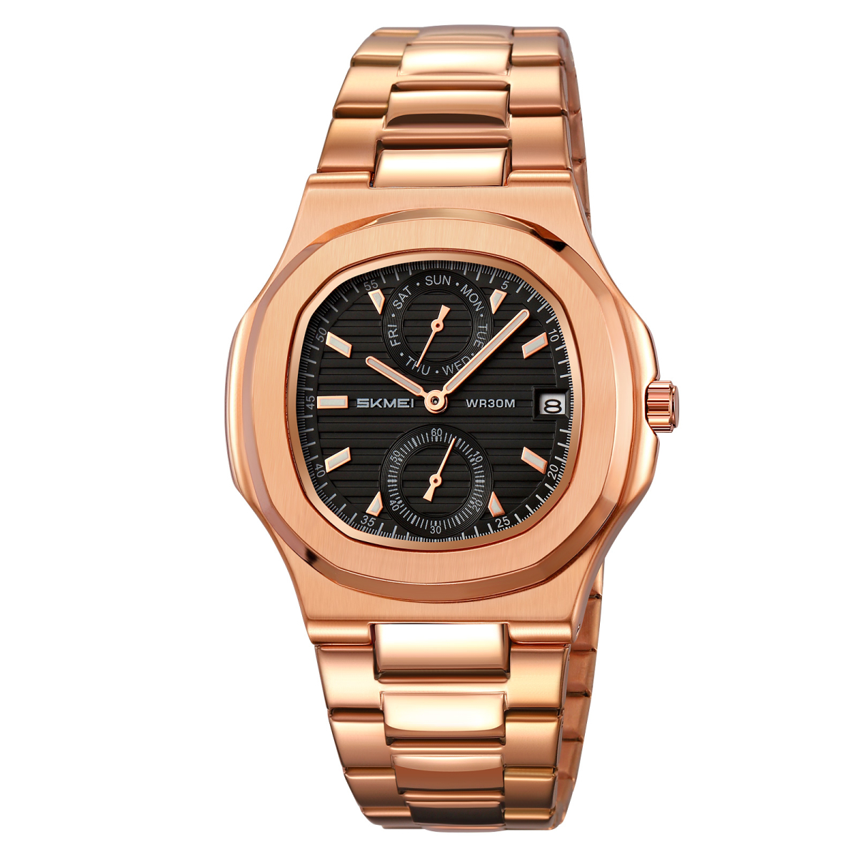 Класичний чоловічий годинник Skmei 2423RG Rose Gold