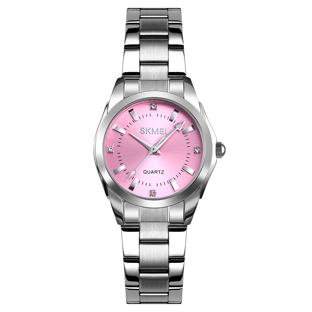 Жіночий годинник Skmei 1620SIPK Silver-Pink
