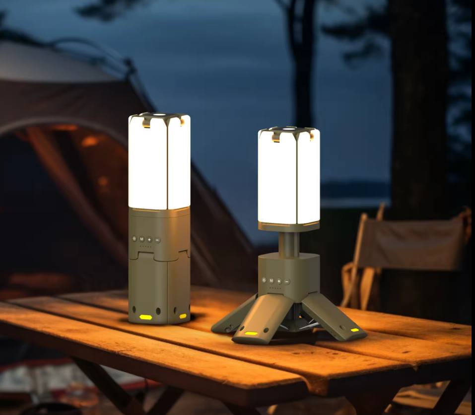 Телескопічний портативний LED-ліхтар – лампа 3-в-1 з Power Bank 14000 mAh, із перезарядкою, водозахищений IPX5 6000 lm - Зображення 20