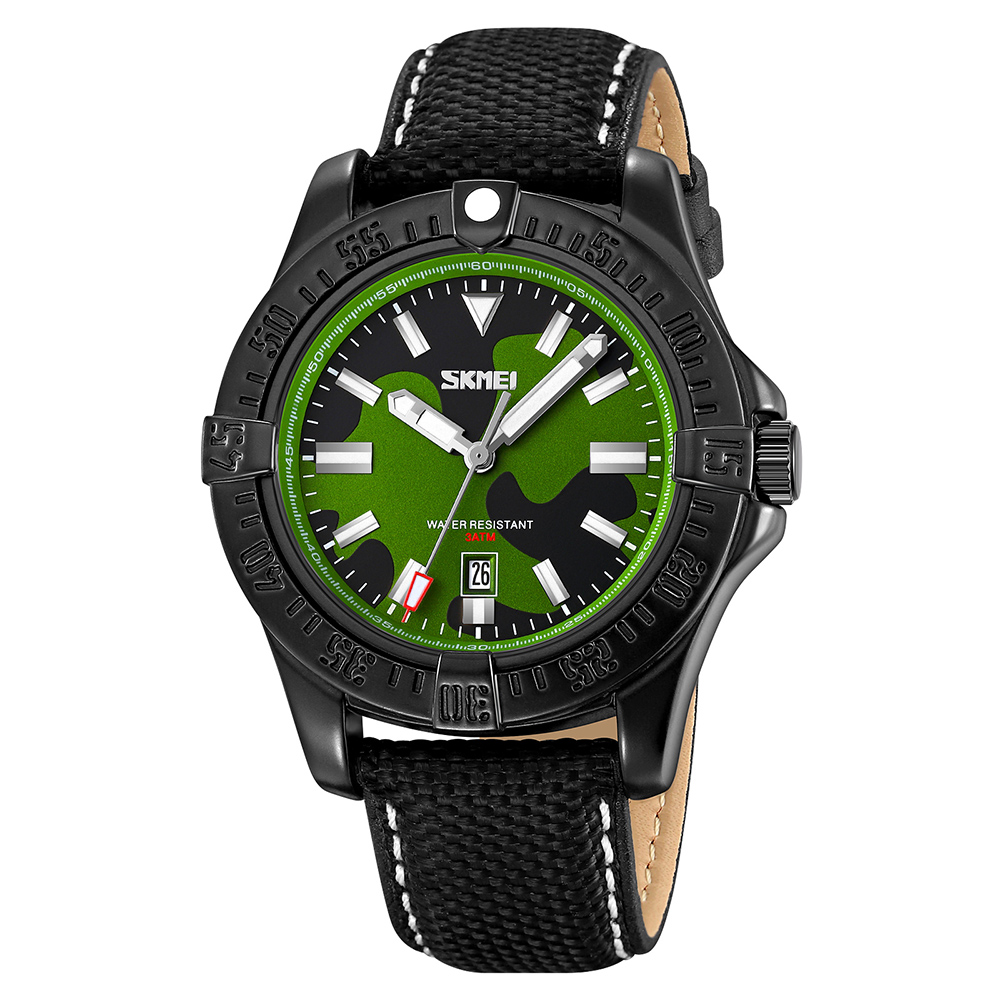 Чоловічий годинник Skmei 9339CMGN Camo Green