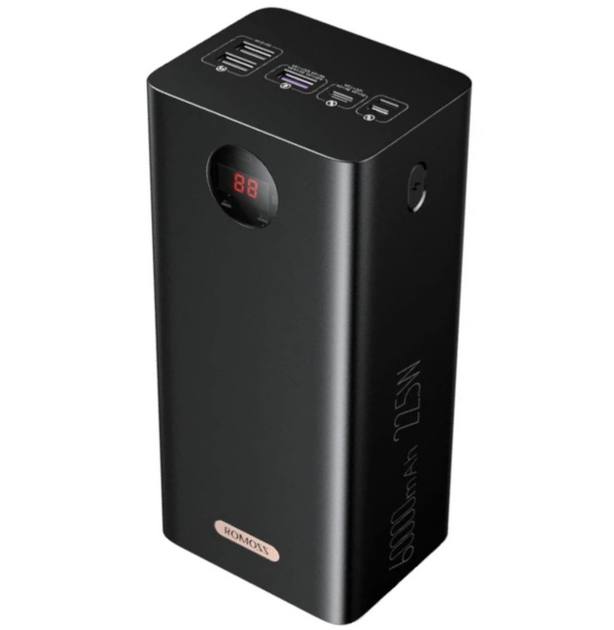 Павер Банк Power Bank Romoss PEA57 22.5W 60000mAh Black