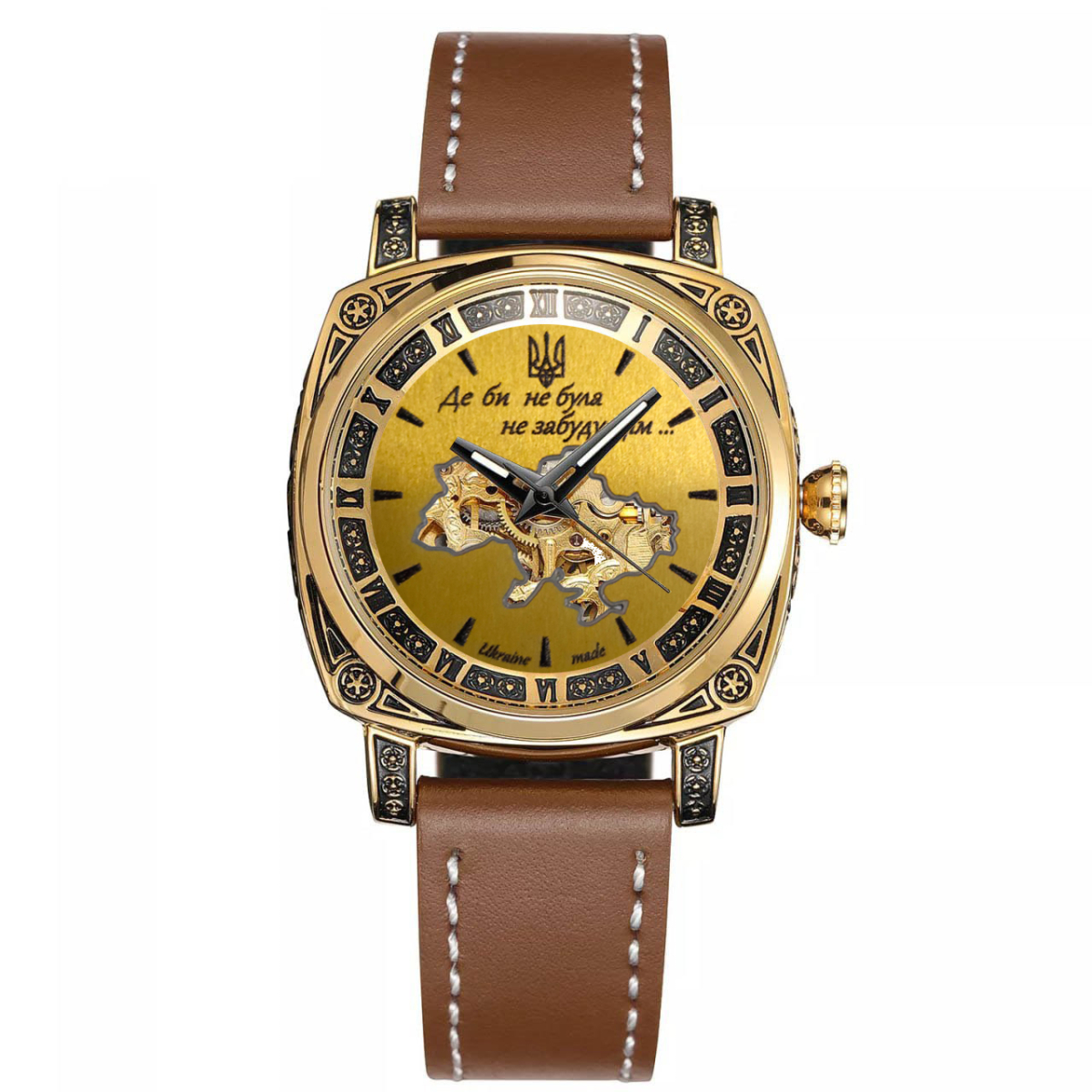 Жіночий годинник Awarder 021 Де би не була Gold-Gold-Brown