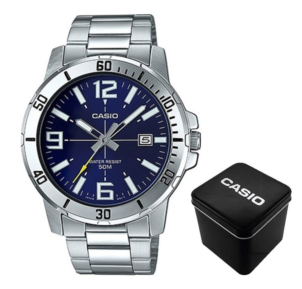 Чоловічий годинник Casio MTP-VD01D-2B