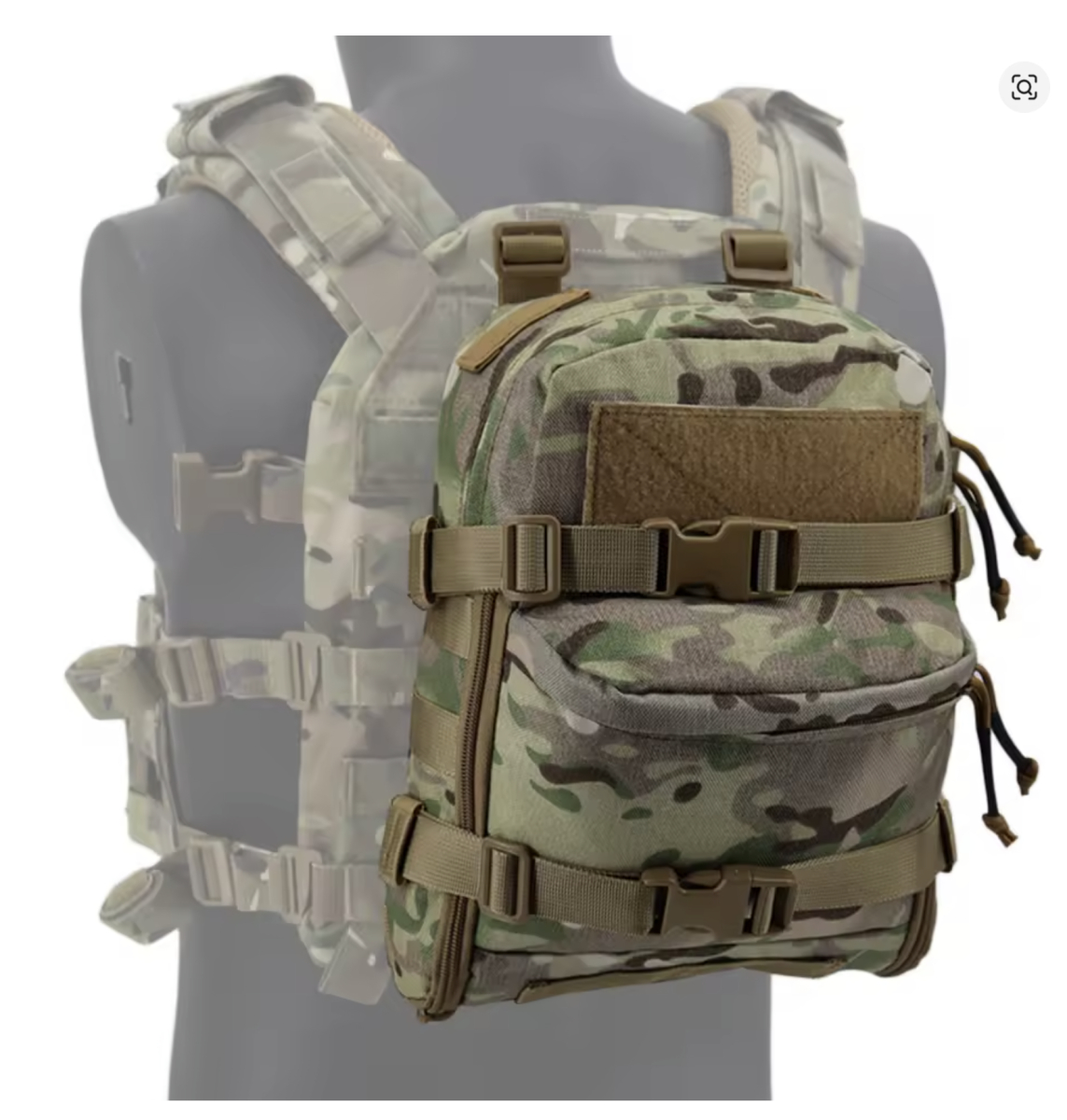 Рюкзак (IG-BG3530-MC) тактичний, з кріпленням під гідратор IDOGEAR Mini Molle Hydration Bag - Зображення 5
