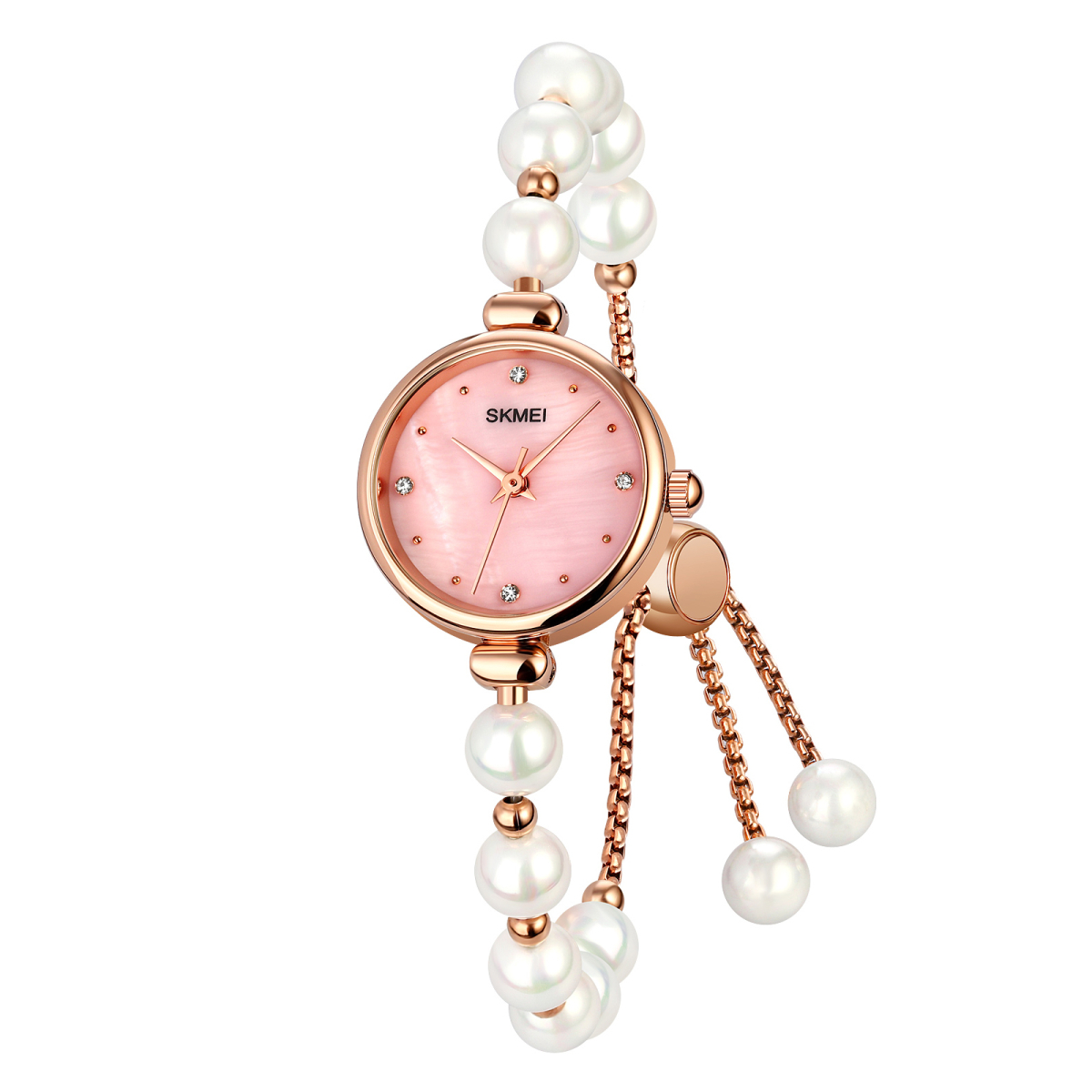 Жіночий годинник Skmei 1983PKWT Pink-White