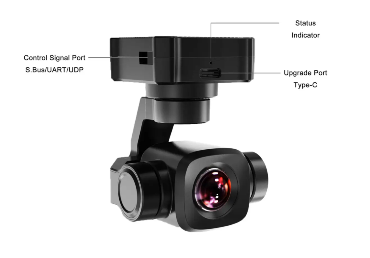 Цифрова камера з підвісом SIYI A8 Mini - Зображення 8